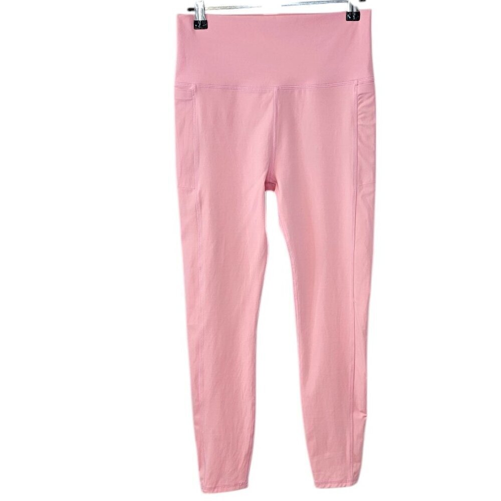 Vuori Womens Studio Pocket Leggings in Pink, Athletic, High Rise, Size Small